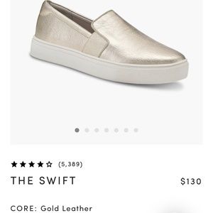 Birdies “The Swift” Gold Leather